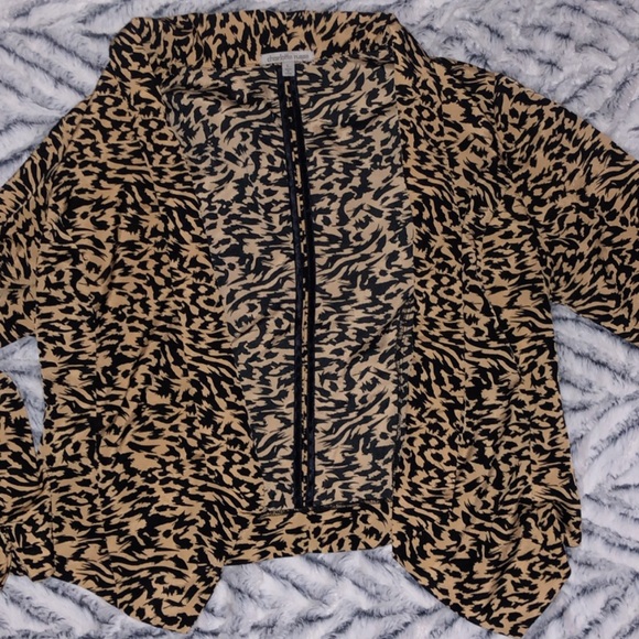 Charlotte Russe Jackets & Blazers - Animal print short blazer